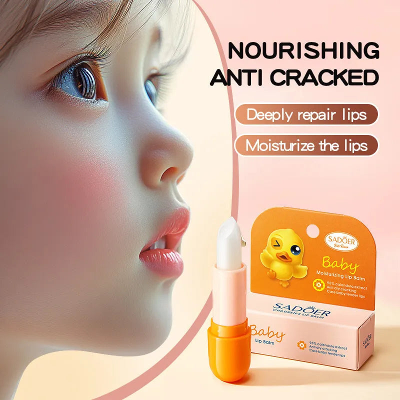Anti-chapped lip moisturising stick in packaging showing flavour variant options.