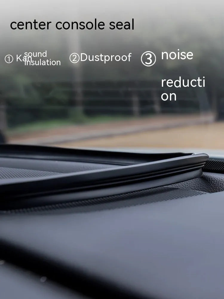 Mitsubishi Outlander dashboard soundproof seal strip made from silicone material measuring 1.6 metres