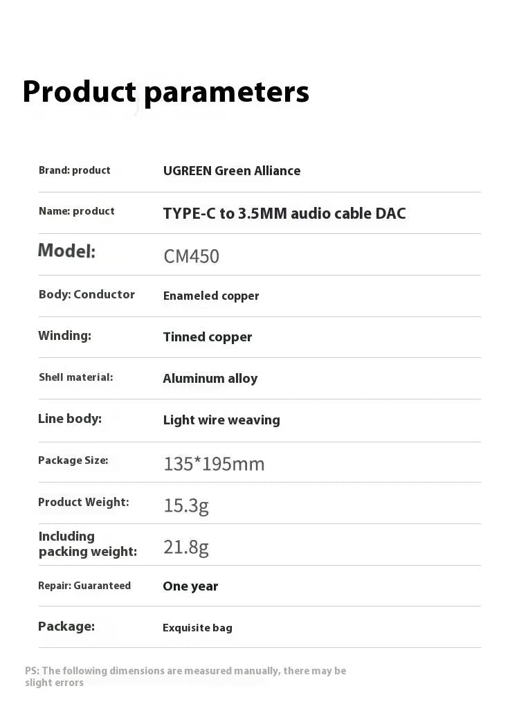 Type-C adapter cable with gold-plated connector in business gray color on a white background