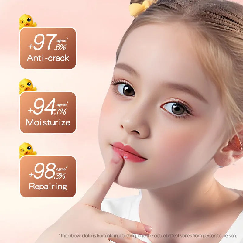 Anti-chapped lip moisturising stick in packaging showing flavour variant options.