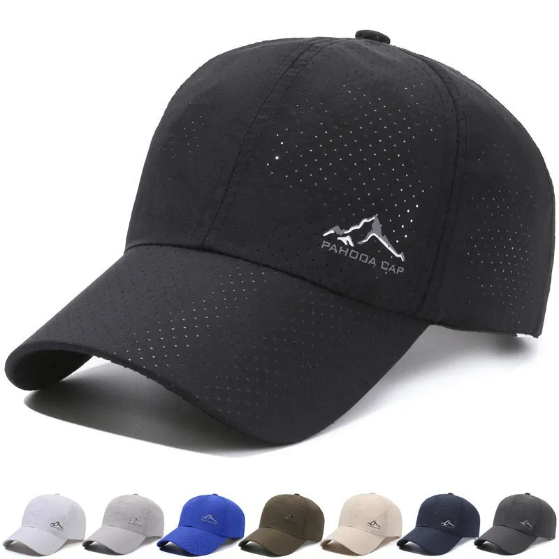 Adjustable Korean-style baseball cap in army green colour on a white background.