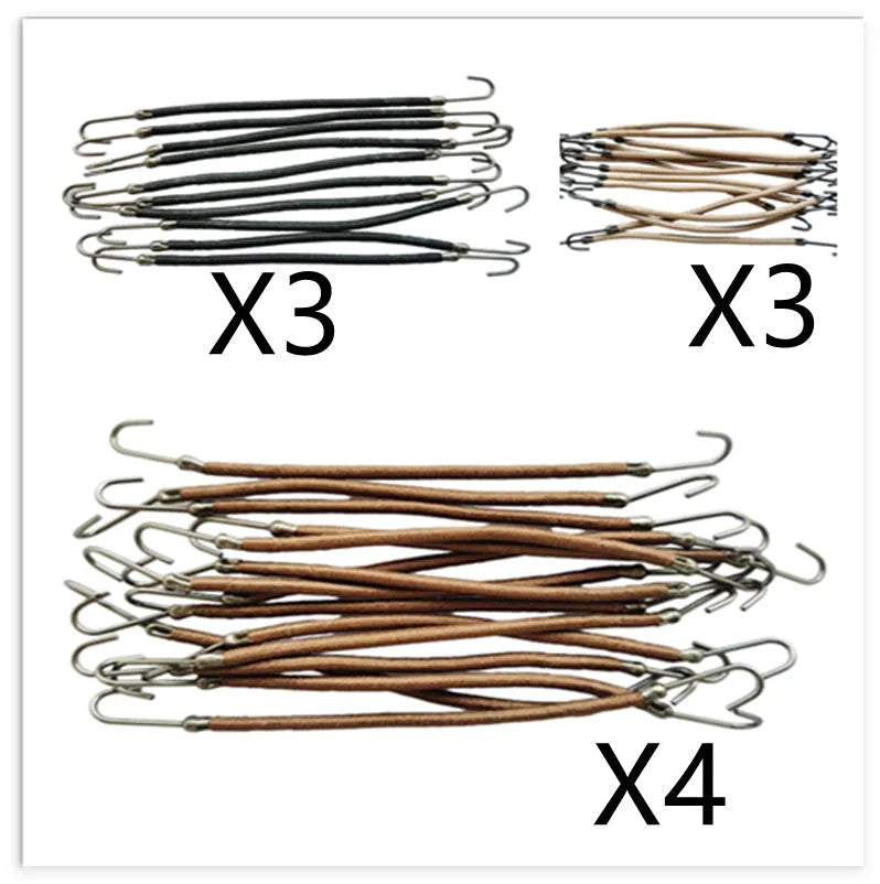 Wig double hook hair tool in solid colour with weaving construction and double hook design