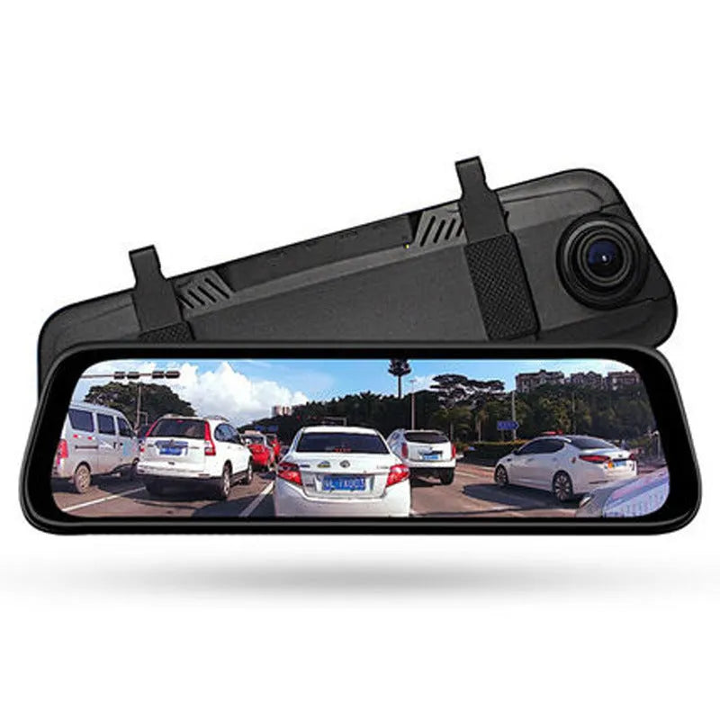 10 inch touch screen streaming video recorder with 9.66 inch display for car dash cam use