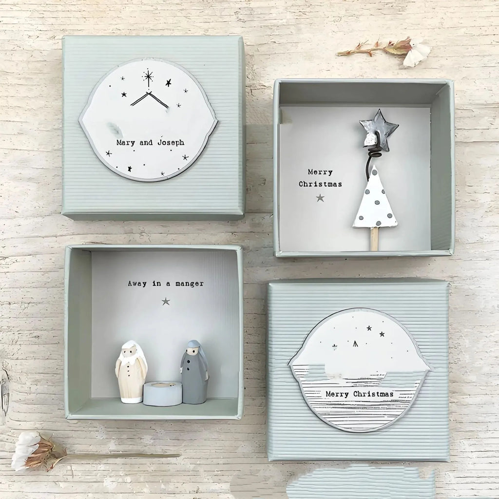 Guardian angel resin ornament with cartoon styling and modern simplicity design