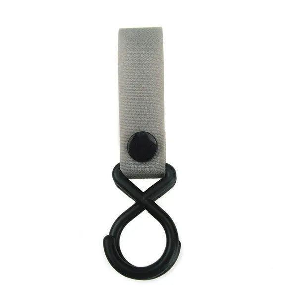 Nylon Velcro luggage hook in multiple colours on white background with OPP packaging