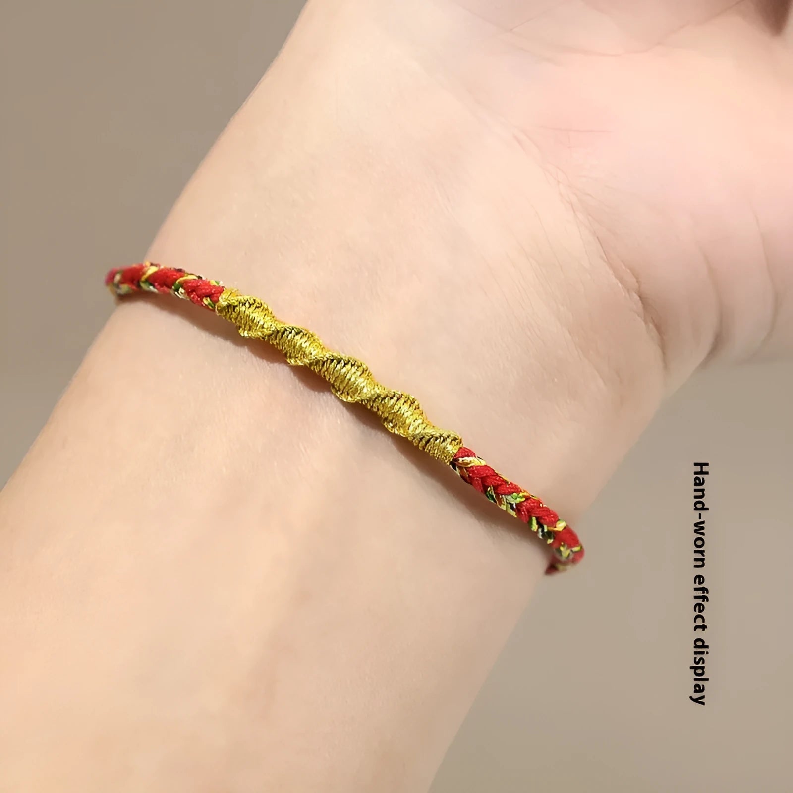 Hand-woven eight-strand colourful guard strap with flexible wire showing zodiac colour options