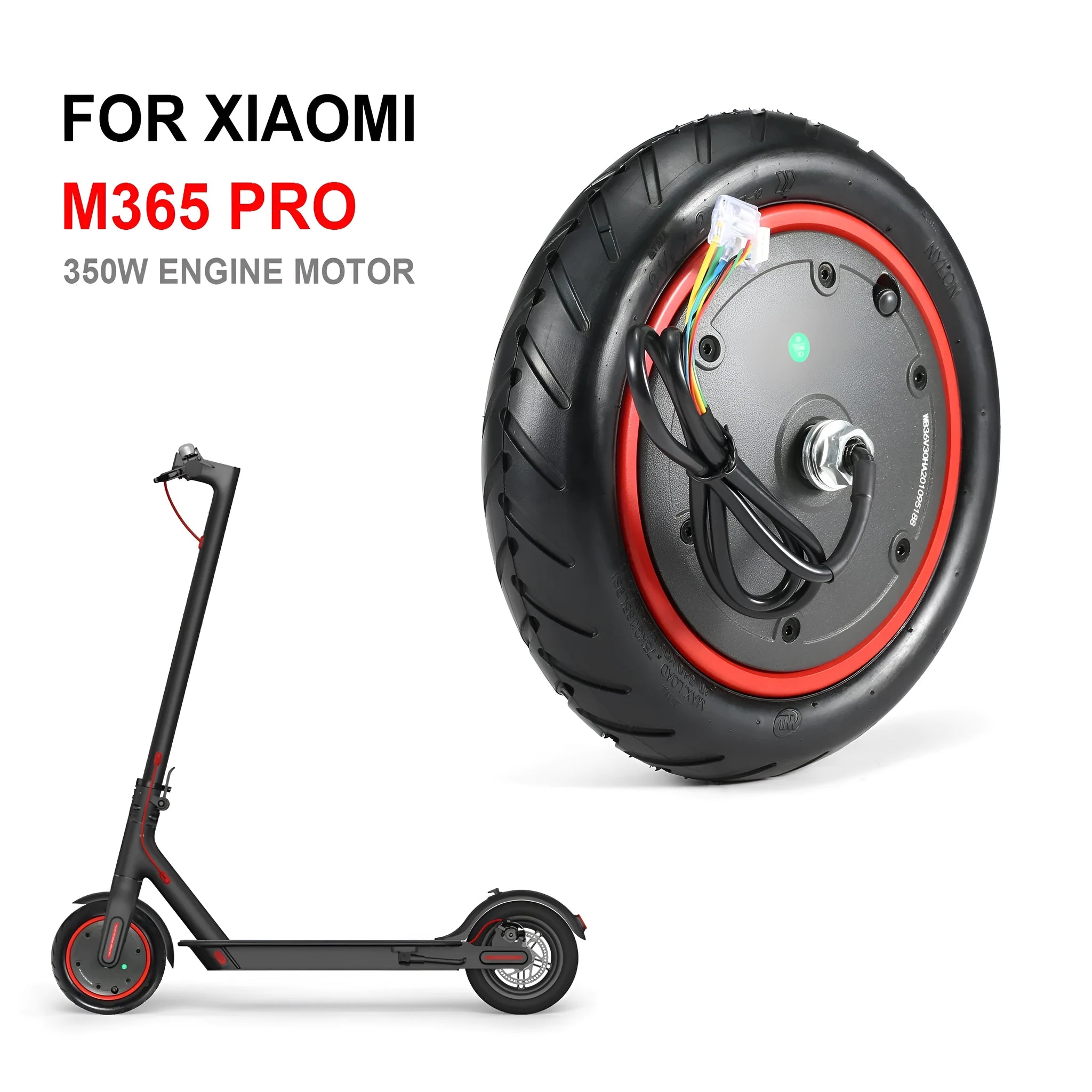 Rubber inner tube for 8.5 inch electric scooter wheels with valve stem