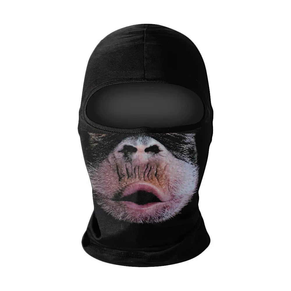 Men's summer breathable full face sun protection quick-drying ice silk polyester balaclava