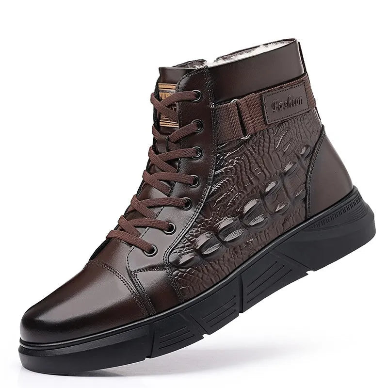 Women's black velvet winter boots with fur integration, round toe, lace-up front, and rubber sole.