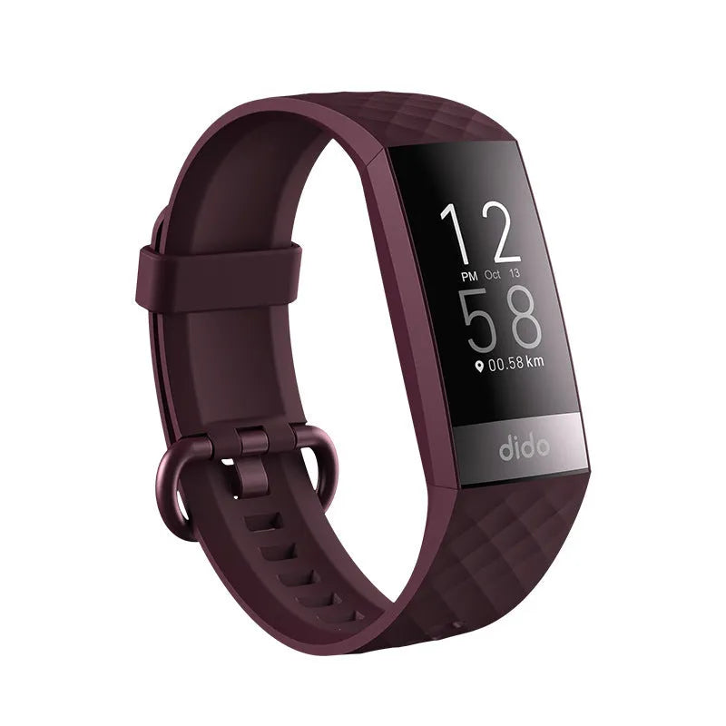 Y6 Black smart bracelet with a 1.1 inch screen for blood pressure, ECG and heart rate monitoring