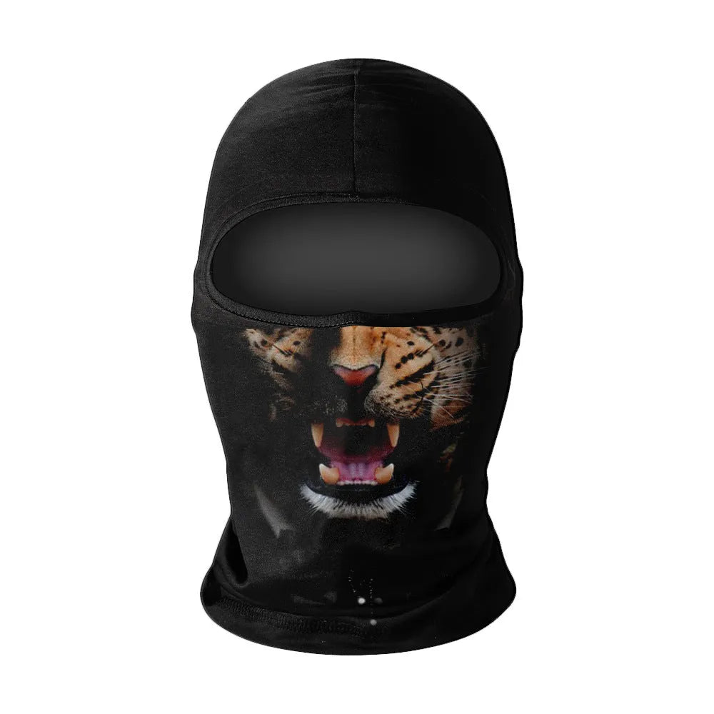 Men's summer breathable full face sun protection quick-drying ice silk polyester balaclava