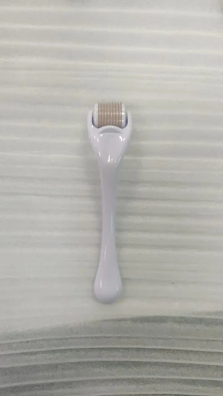 540 micro needle roller device showing multiple colour options and needle specifications for skincare treatments