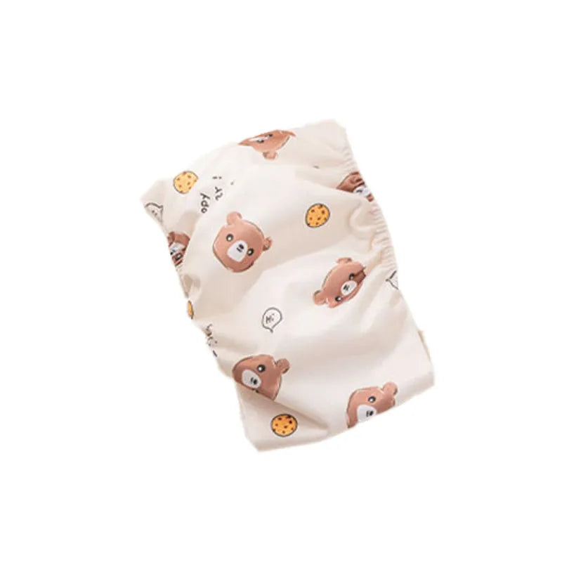 Cartoon bone paw print reusable dog nappy belly band with elastic waistband and fastener tape