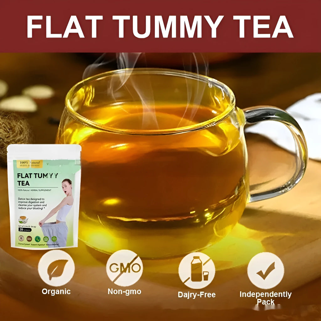 Assortment of herbal tea bags for a 28-day slimming and detox programme