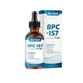 60ml bottle of muscle recovery energy supplement drops with mint and herbal extracts