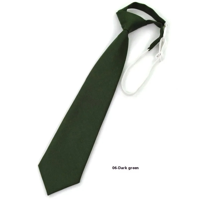 Men's solid colour cotton bow tie in arrow style showing navy blue option