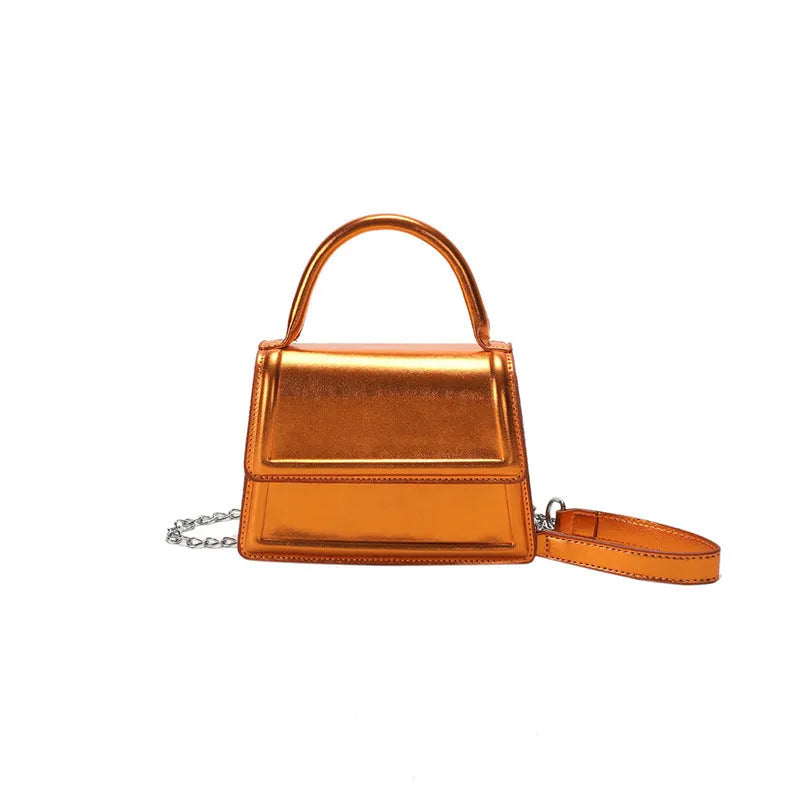Retro square PU leather crossbody bag in multiple colour options