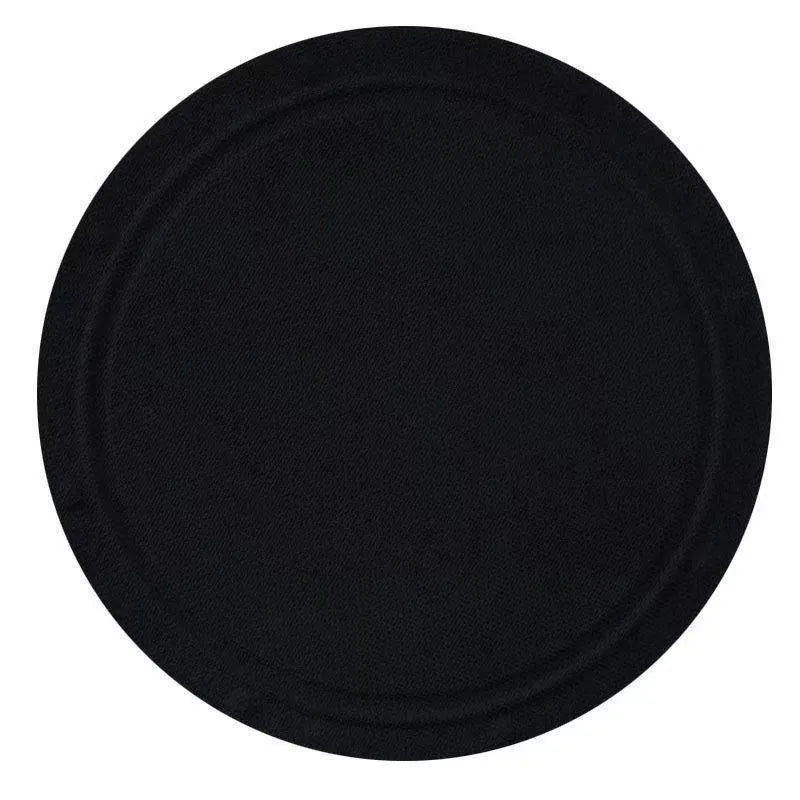 Rubber bath towel with finger-style design and round cake pattern