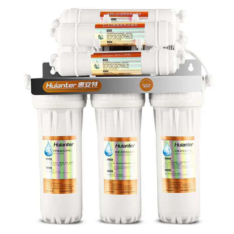 White plastic water filter cartridge for household direct drinking water purifiers