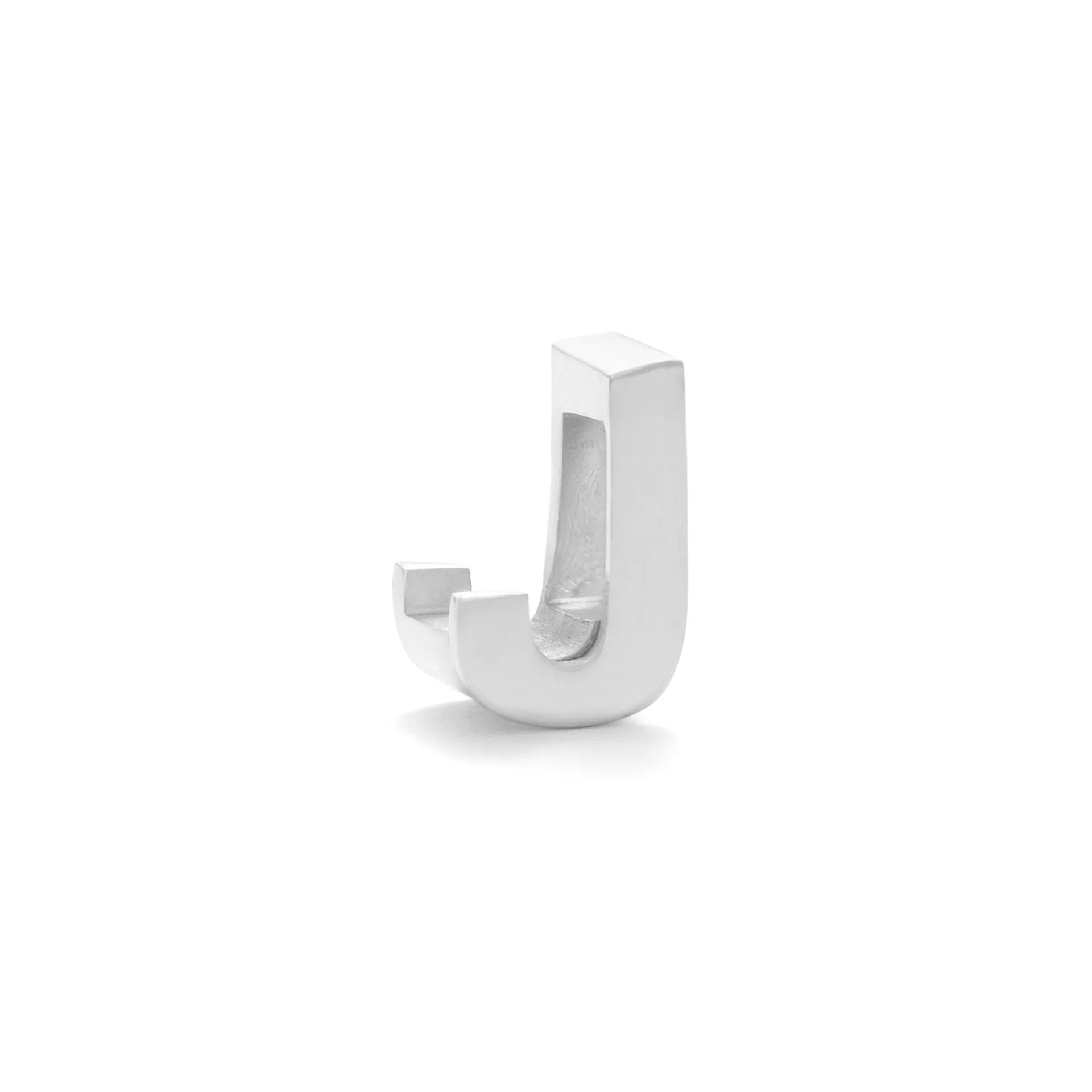 Titanium steel necklace with a single charm showing a number or letter on a 40.5cm gold or silver chain.