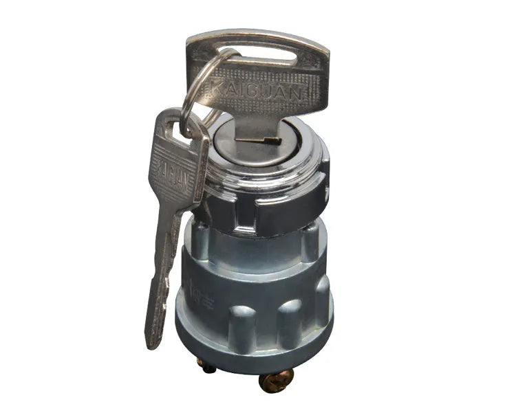 Copper ignition switch with key for trucks and forklifts, JK423 model options