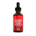 60ml glass bottle of Vitamin D3 K2 Hawthorn Fruit Supplement Liquid Drops with a plastic dropper.