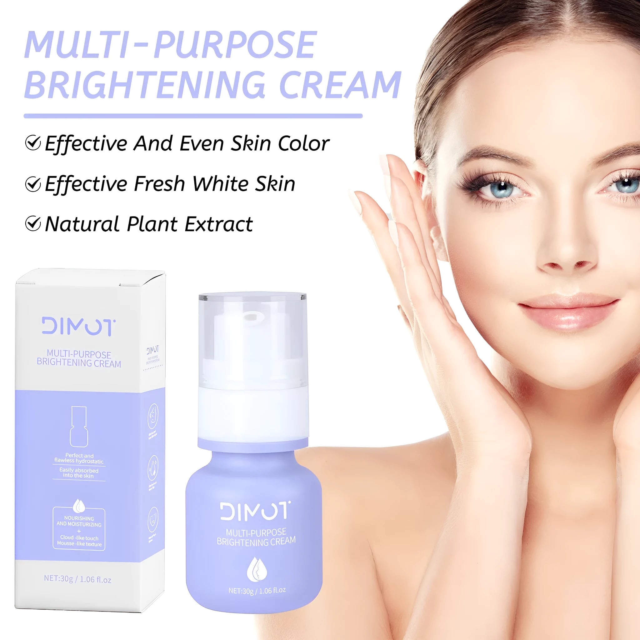 30ml tube of universal moisturising primer cream for all skin types