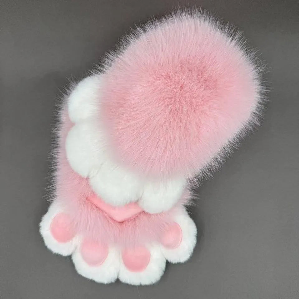 Colourful nylon animal claw cosplay gloves for costume decoration with free size fit