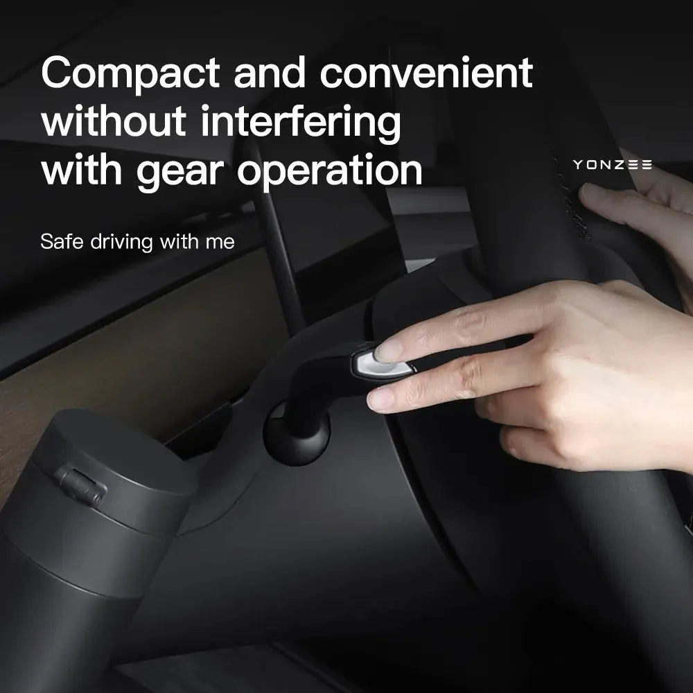 Tesla Model 3 and Model Y dashboard water cup holder accessory for left-hand drive vehicles