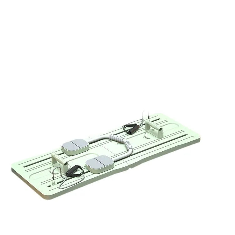 Foldable PP fitness board with belly panel in black, pink or purple colour options