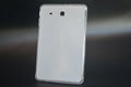 Ultra-thin transparent white silicone tablet case showing minimal protective coverage