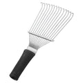 Stainless steel dematting brush with metal teeth for horse cattle dog grooming