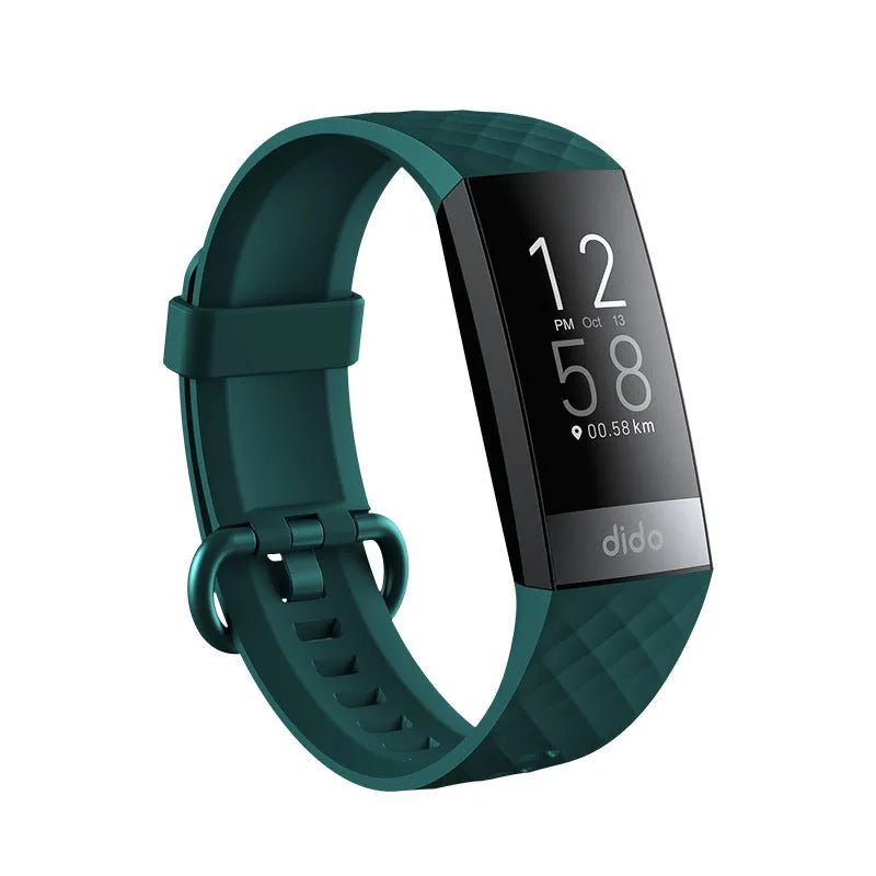 Y6 Black smart bracelet with a 1.1 inch screen for blood pressure, ECG and heart rate monitoring