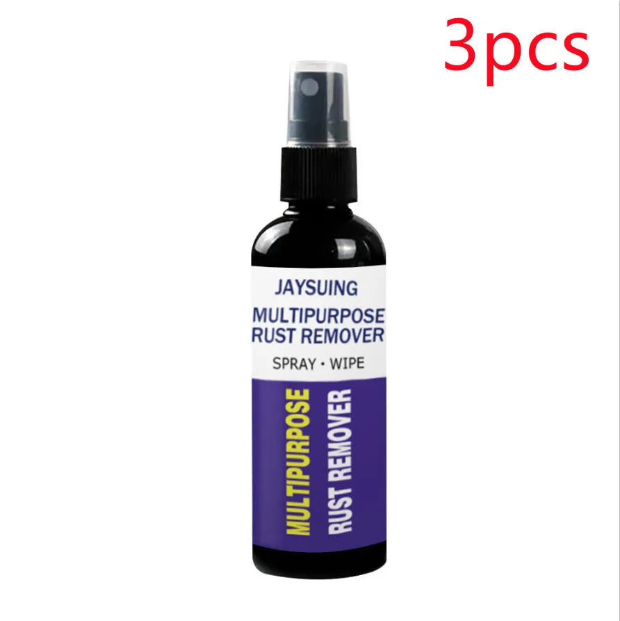 Metal rust remover spray bottle for wheel hub and faucet stainless steel rust removal