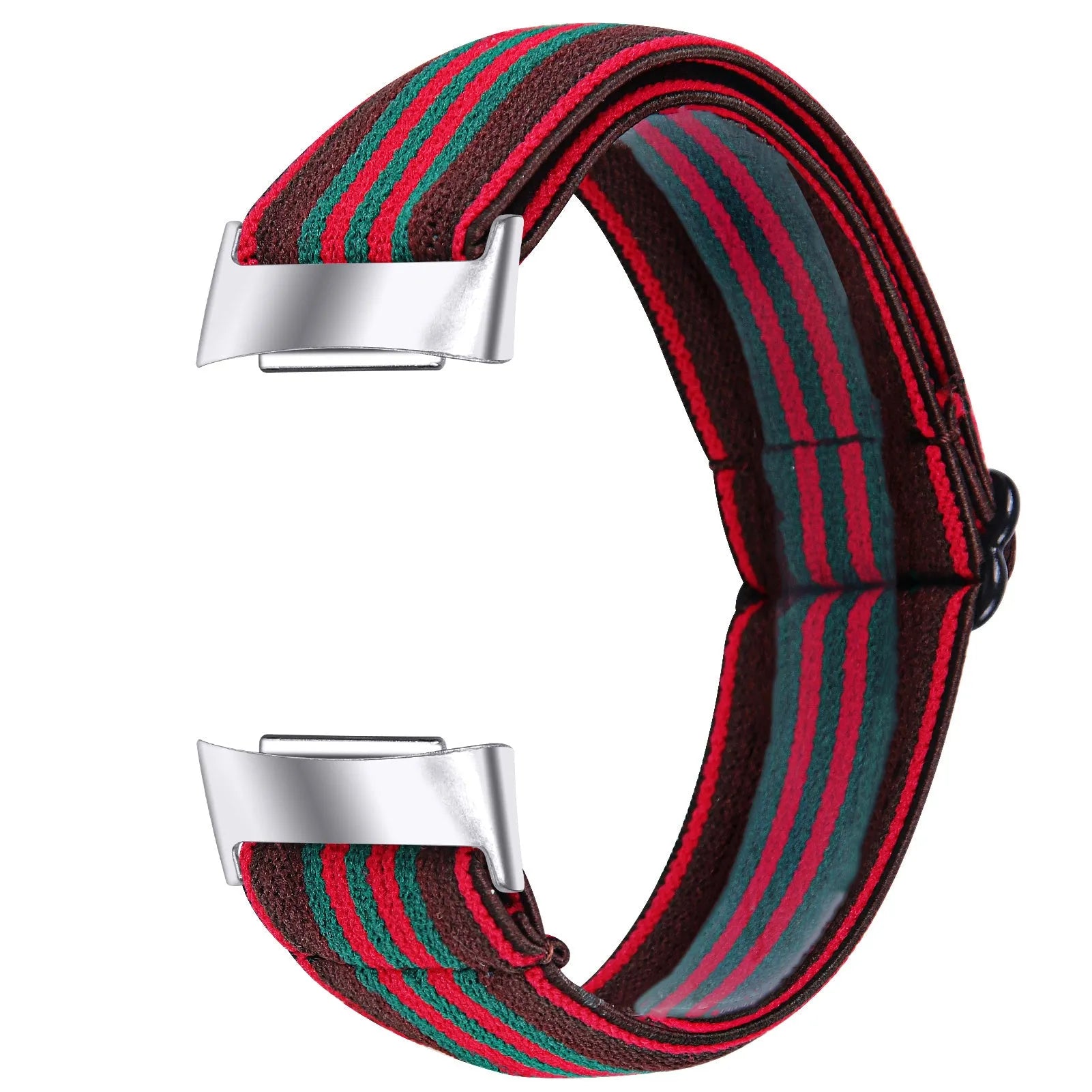 Printed elastic watch strap for Fitbit Charge 6 in multiple colour options