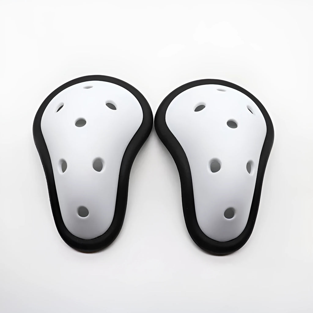 Rubber genital protector sports safety gear for adult and children in contact sports.