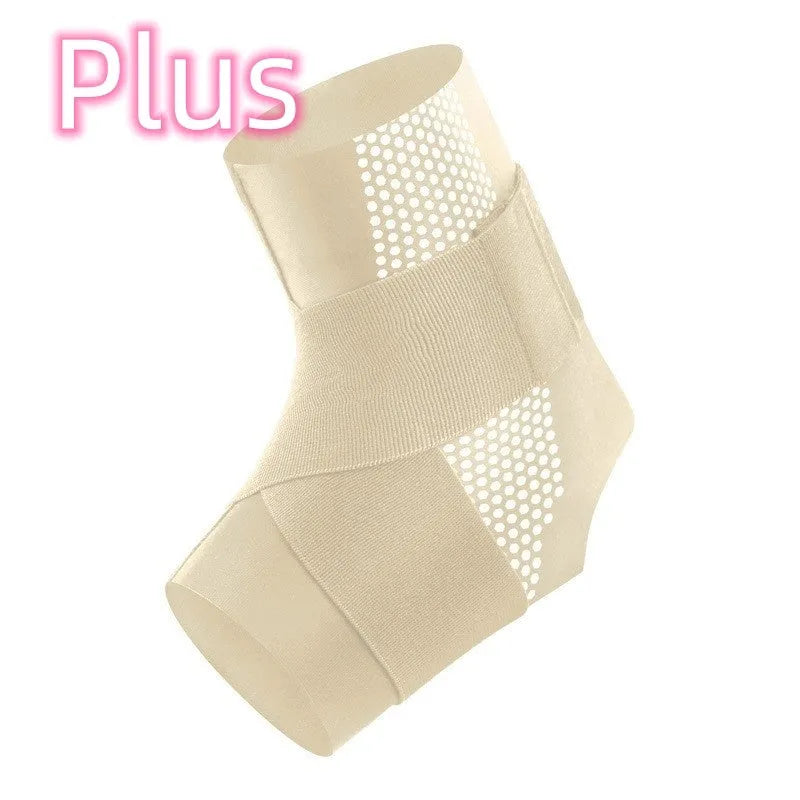 Black Lycra ankle support brace for sports protection and rehabilitation