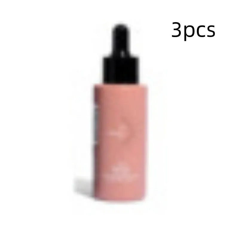 Self-tanning set showing 50ml tanning drops bottle and 75ml tanning glitter cream tube with black essence.