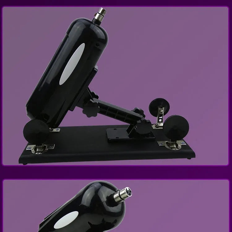 Bobb automatic telescopic thrusting sex tool in purple colour with 37x15cm PVC construction