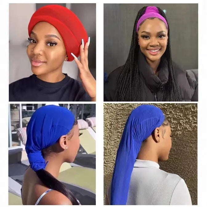 Mesh wig cap with elastic spandex construction in multiple colour options