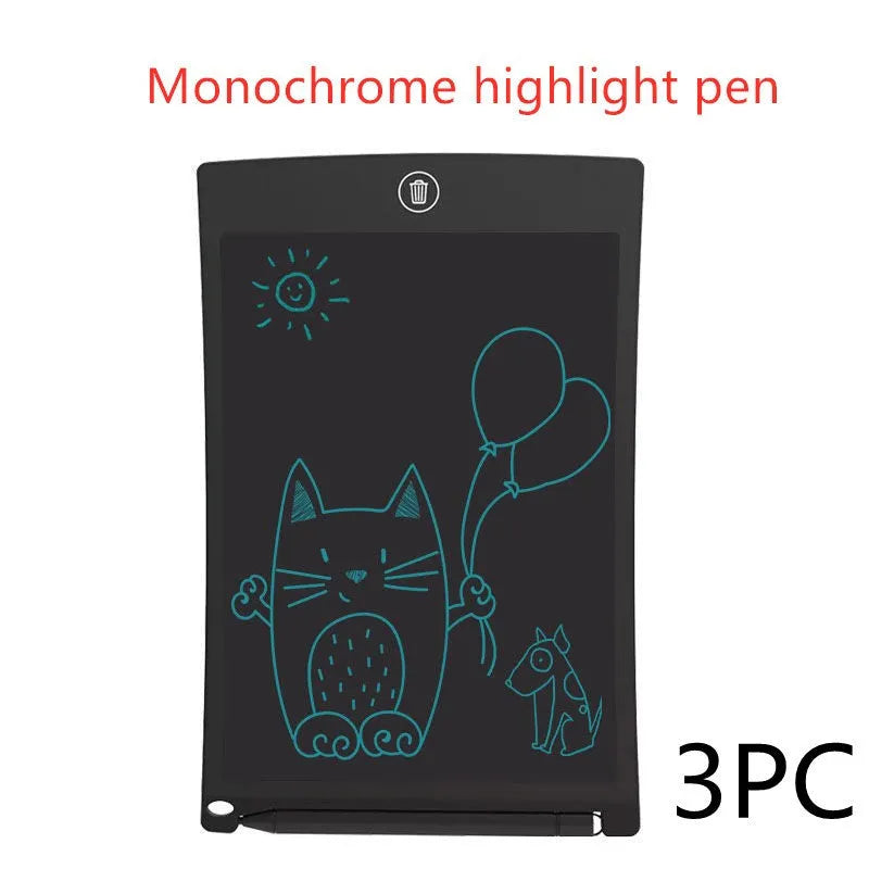 8.5 inch black LCD writing tablet H8S with flexible display and one-key clear button