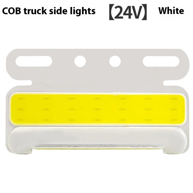 Super bright LED COB truck ground tyre lights in multiple colours with waterproof aluminium alloy housing