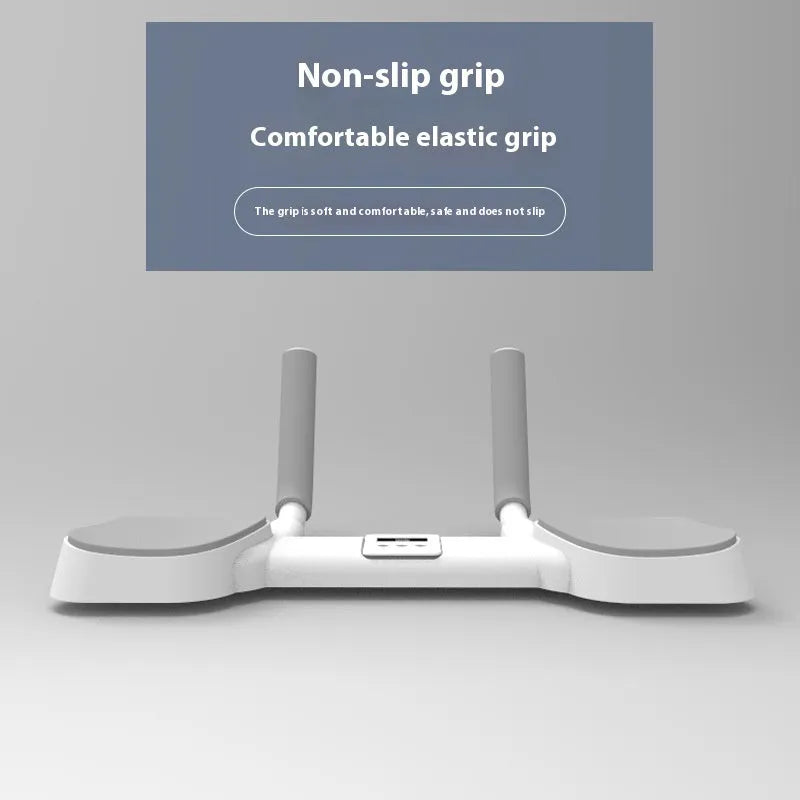 White flat support trainer with alloy aluminium tube frame for home fitness exercises