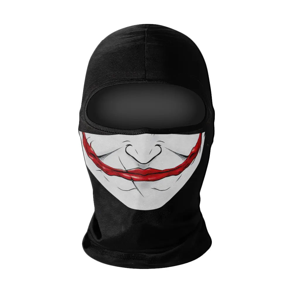 Men's summer breathable full face sun protection quick-drying ice silk polyester balaclava