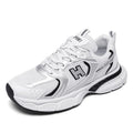 Men's mesh casual running shoes with injection moulded plastic sole in solid colours