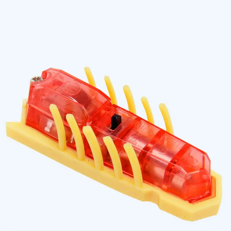 Electric bug cat toy with motorised walking motion and ladybird design