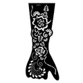 Geometric hollow template tattoo stickers showing intricate cut-out patterns for tattoo stencil applications
