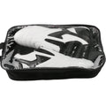 Black and white children's boxing shoes with soft bottom and widened Sanda design