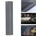 Roll of perforated mesh vinyl car wrap film showing 30cm width, for temporary colour change