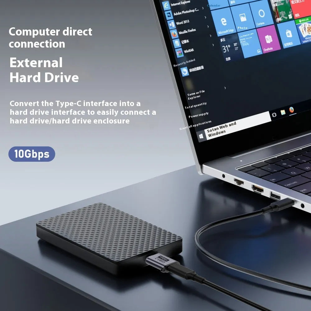 Micro B adapter converter showing USB and Type-C to Micro B interface options for charging and data transfer.